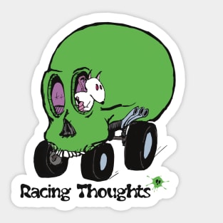 Racing Thoughts in the Rat Race Sticker